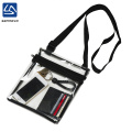 wholesale small lady clear pvc messenger bag with long strap